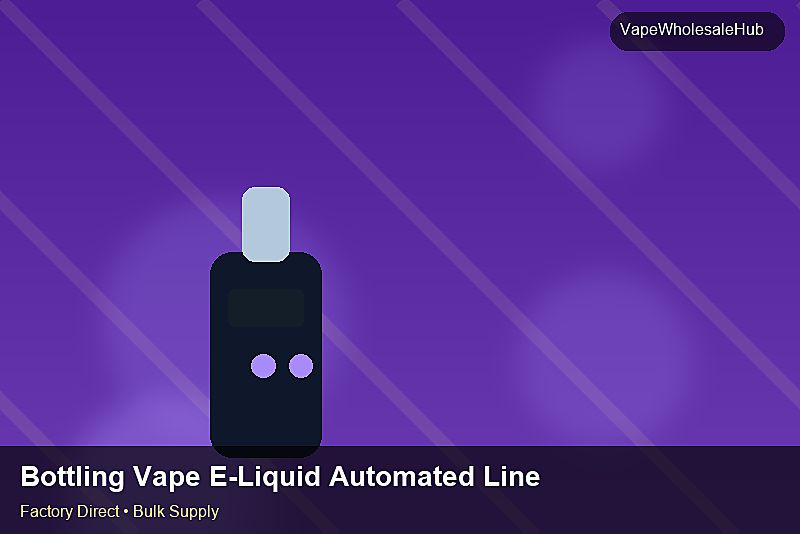 Bottling Vape E-Liquid Automated Line Wholesale — Bottling Vape E-Liquid Automated Line Wholesale: Lead Time & MOQ | 2026 Edition photo 1